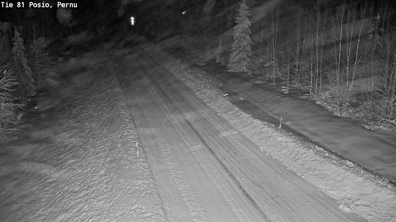 Weather Camera Image Road 81 Posio, Pernu, Posio, Lappi