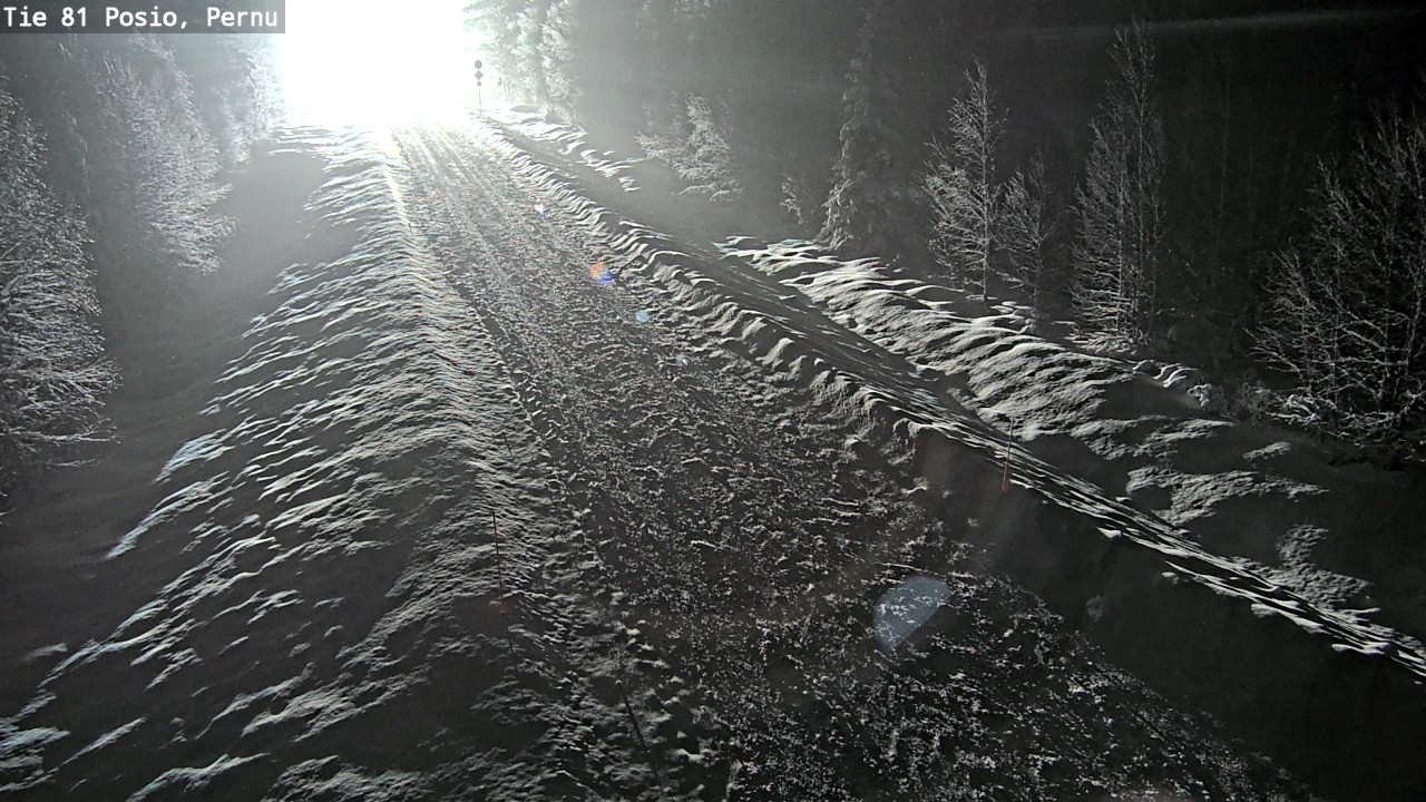 Weather Camera Image Road 81 Posio, Pernu, Posio, Lappi