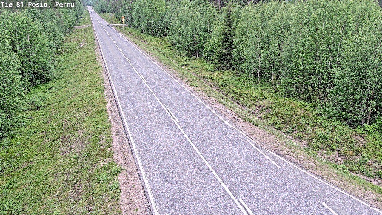 Kelikamerat Kuva Tie 81 Posio, Pernu, Posio, Lappi