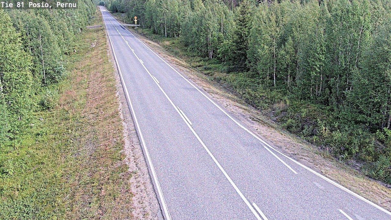 Kelikamerat Kuva Tie 81 Posio, Pernu, Posio, Lappi