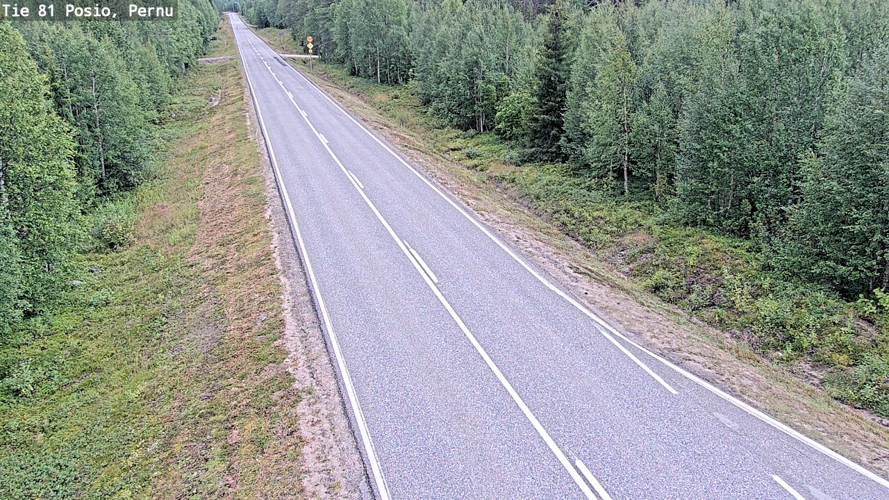 Kelikamerat Kuva Tie 81 Posio, Pernu, Posio, Lappi