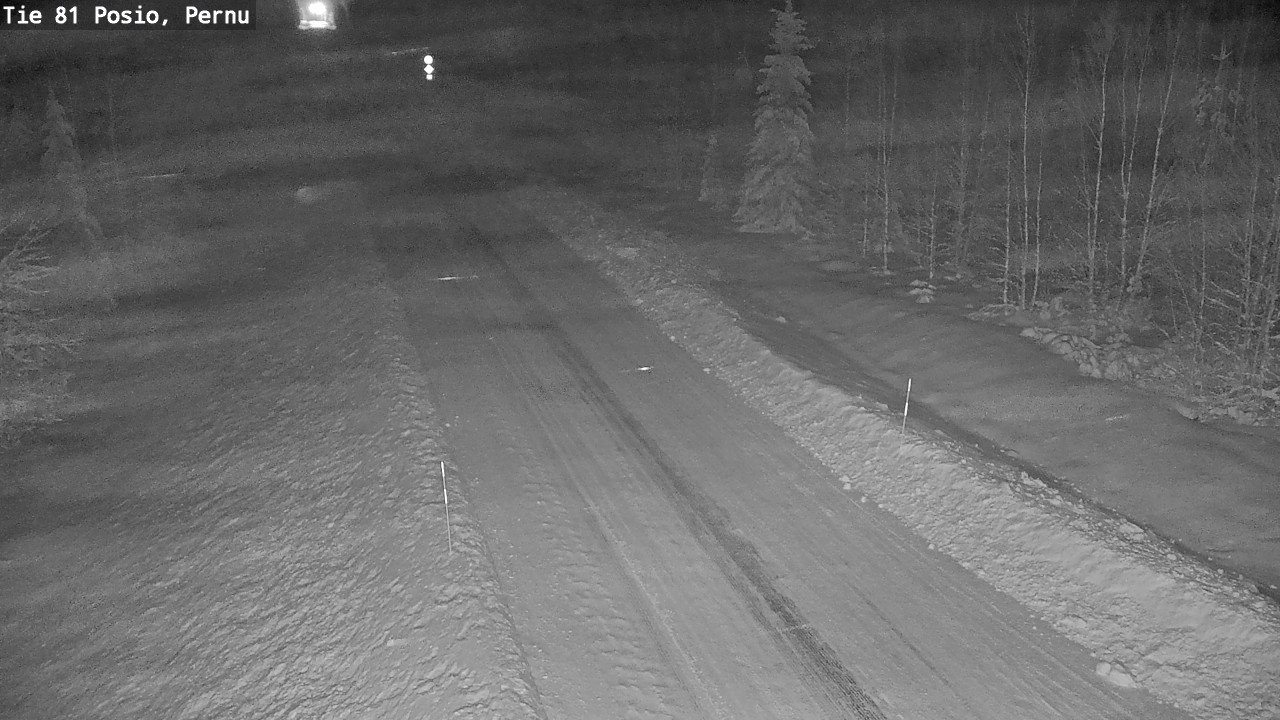 Weather Camera Image Road 81 Posio, Pernu, Posio, Lappi