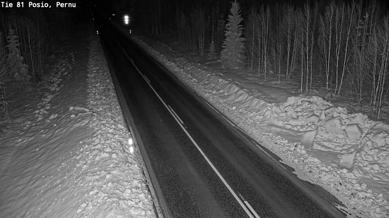 Kelikamerat Kuva Tie 81 Posio, Pernu, Posio, Lappi