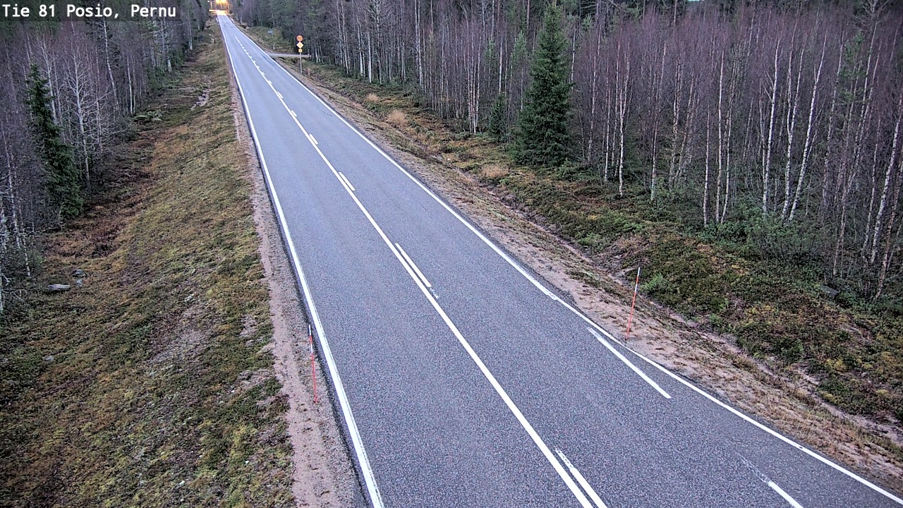 Kelikamerat Kuva Tie 81 Posio, Pernu, Posio, Lappi