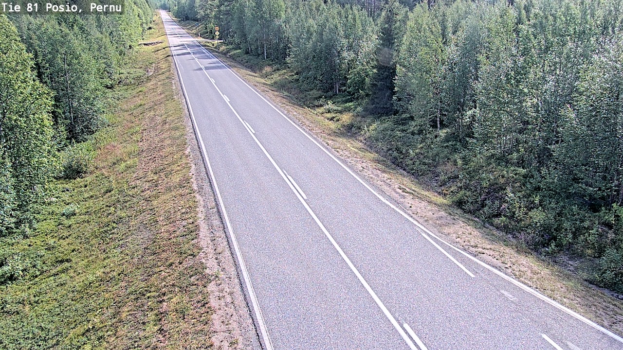 Weather Camera Image Road 81 Posio, Pernu, Posio, Lappi