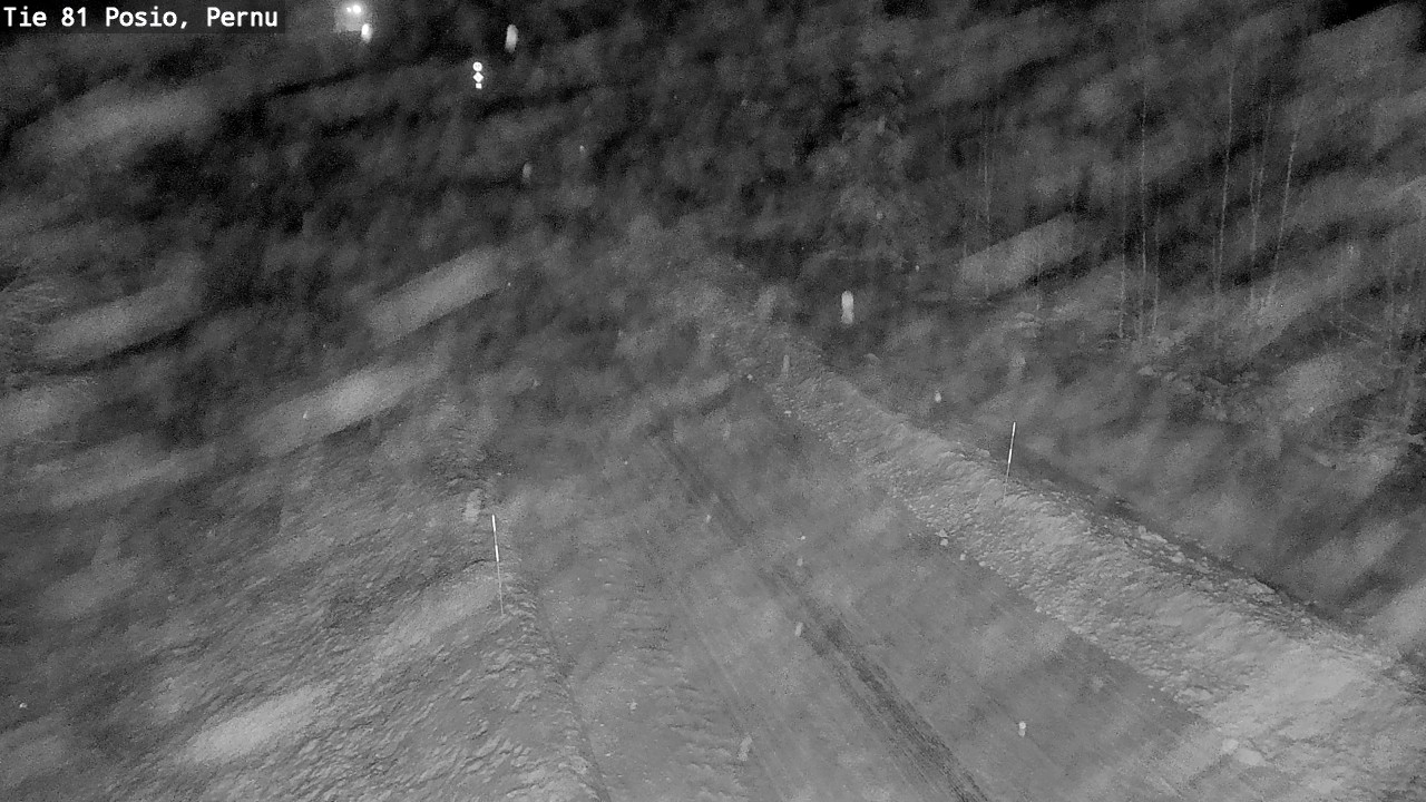 Weather Camera Image Road 81 Posio, Pernu, Posio, Lappi