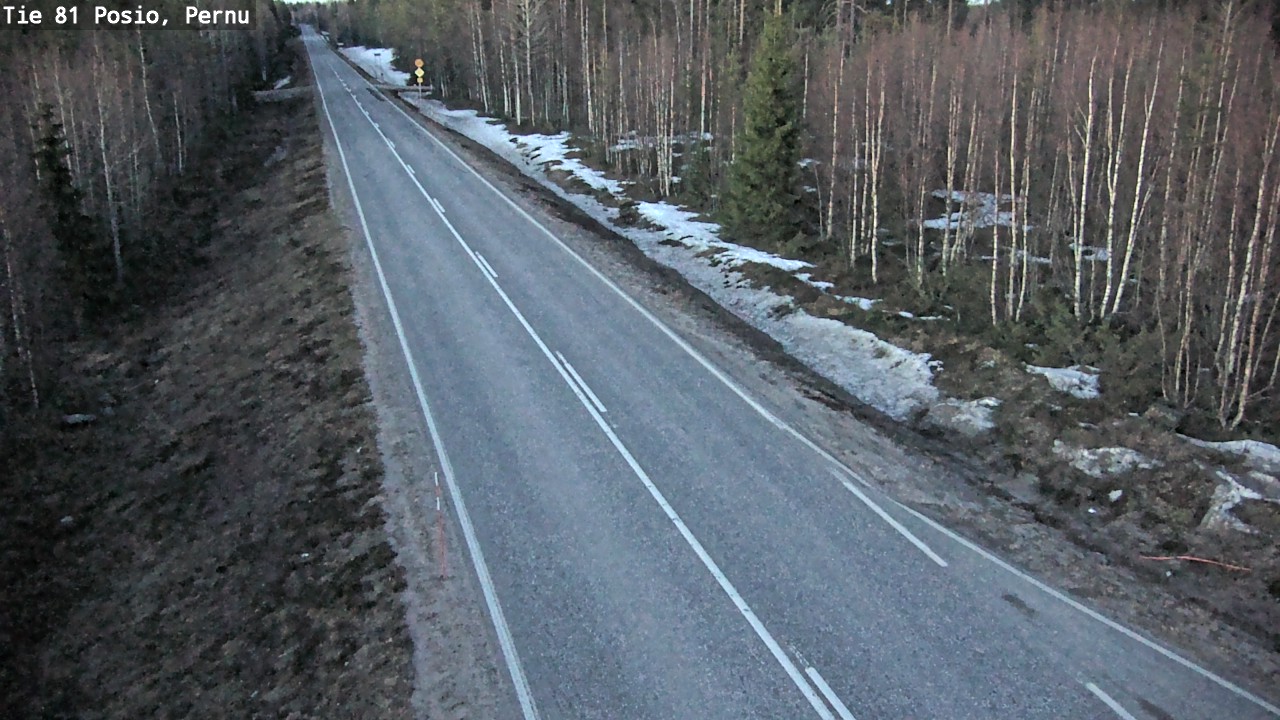 Kelikamerat Kuva Tie 81 Posio, Pernu, Posio, Lappi