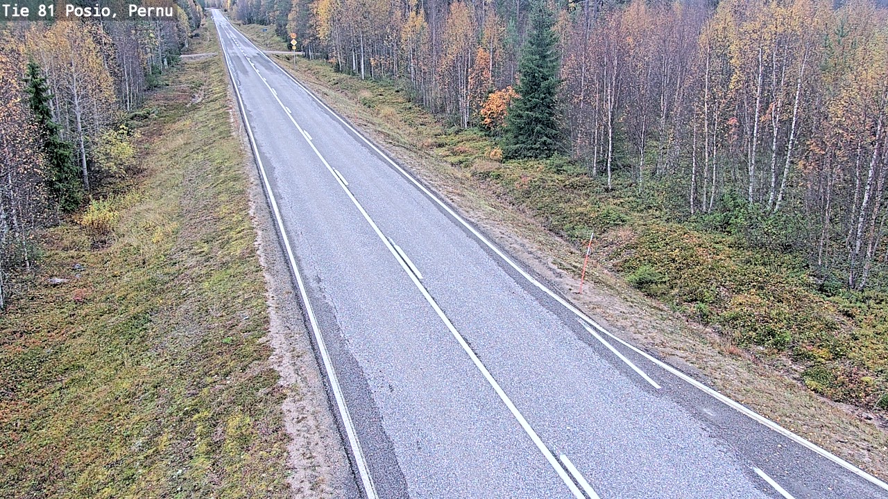 Kelikamerat Kuva Tie 81 Posio, Pernu, Posio, Lappi