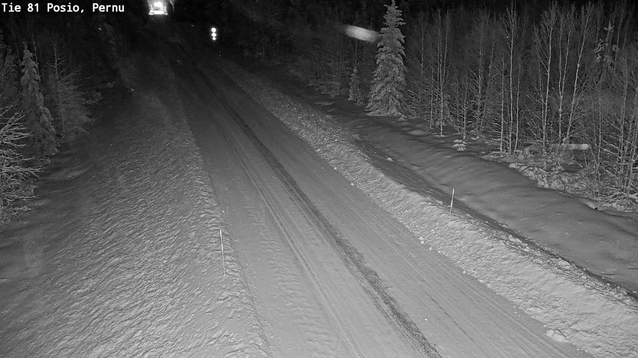 Weather Camera Image Road 81 Posio, Pernu, Posio, Lappi