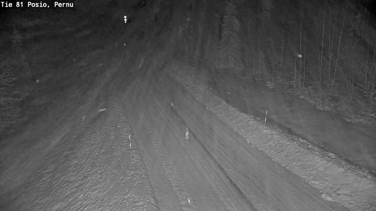 Weather Camera Image Road 81 Posio, Pernu, Posio, Lappi