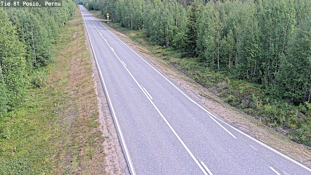 Kelikamerat Kuva Tie 81 Posio, Pernu, Posio, Lappi
