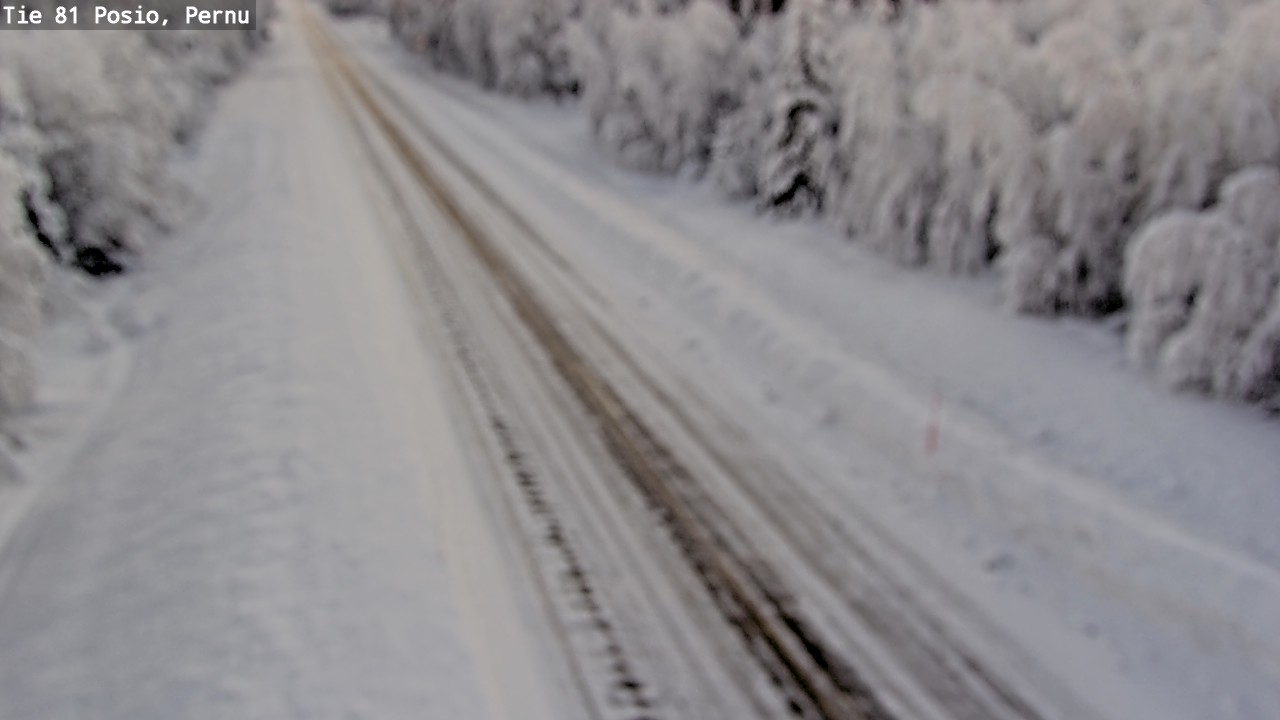 Kelikamerat Kuva Tie 81 Posio, Pernu, Posio, Lappi