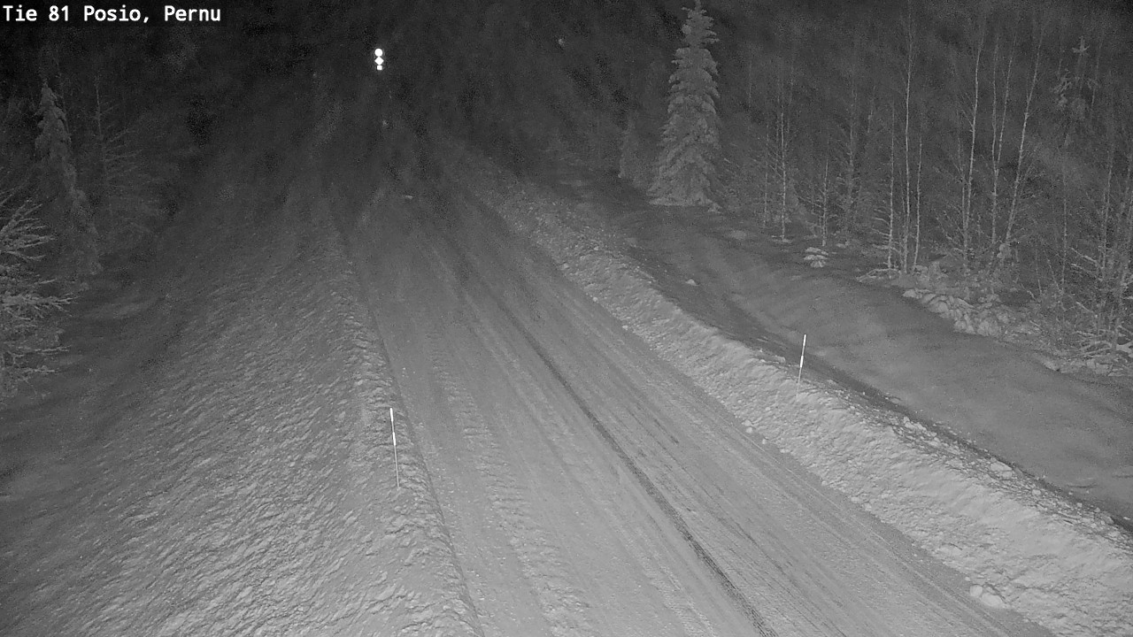 Weather Camera Image Road 81 Posio, Pernu, Posio, Lappi
