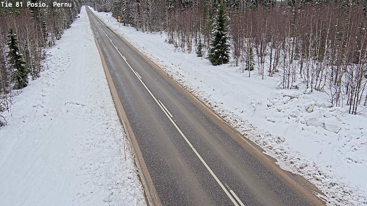 Kelikamerat Kuva Tie 81 Posio, Pernu, Posio, Lappi