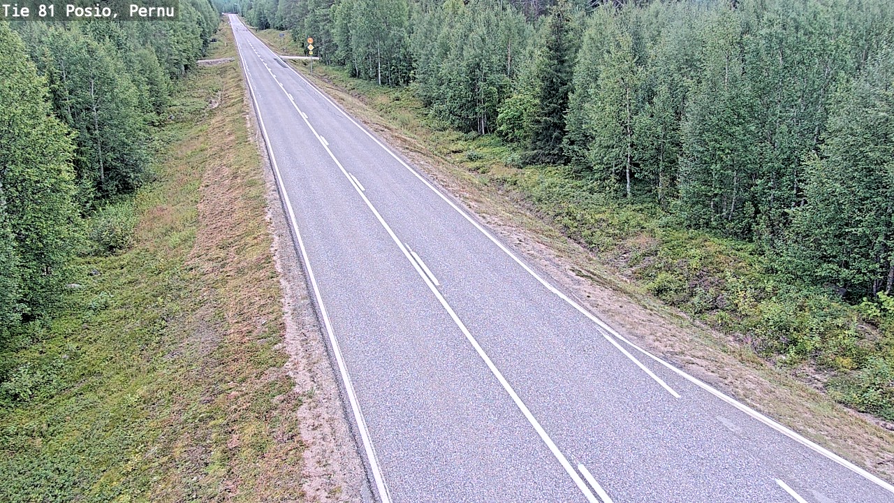 Weather Camera Image Road 81 Posio, Pernu, Posio, Lappi