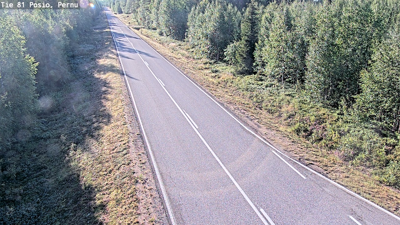 Weather Camera Image Road 81 Posio, Pernu, Posio, Lappi
