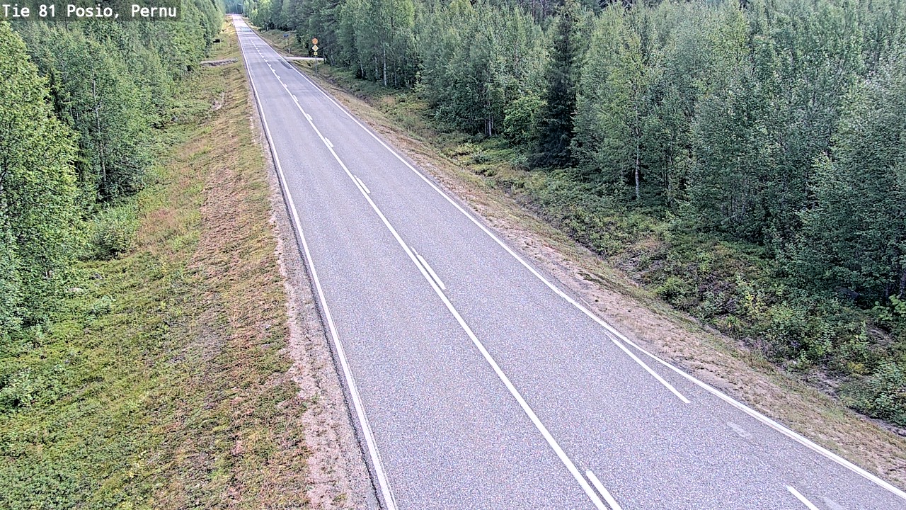 Weather Camera Image Road 81 Posio, Pernu, Posio, Lappi