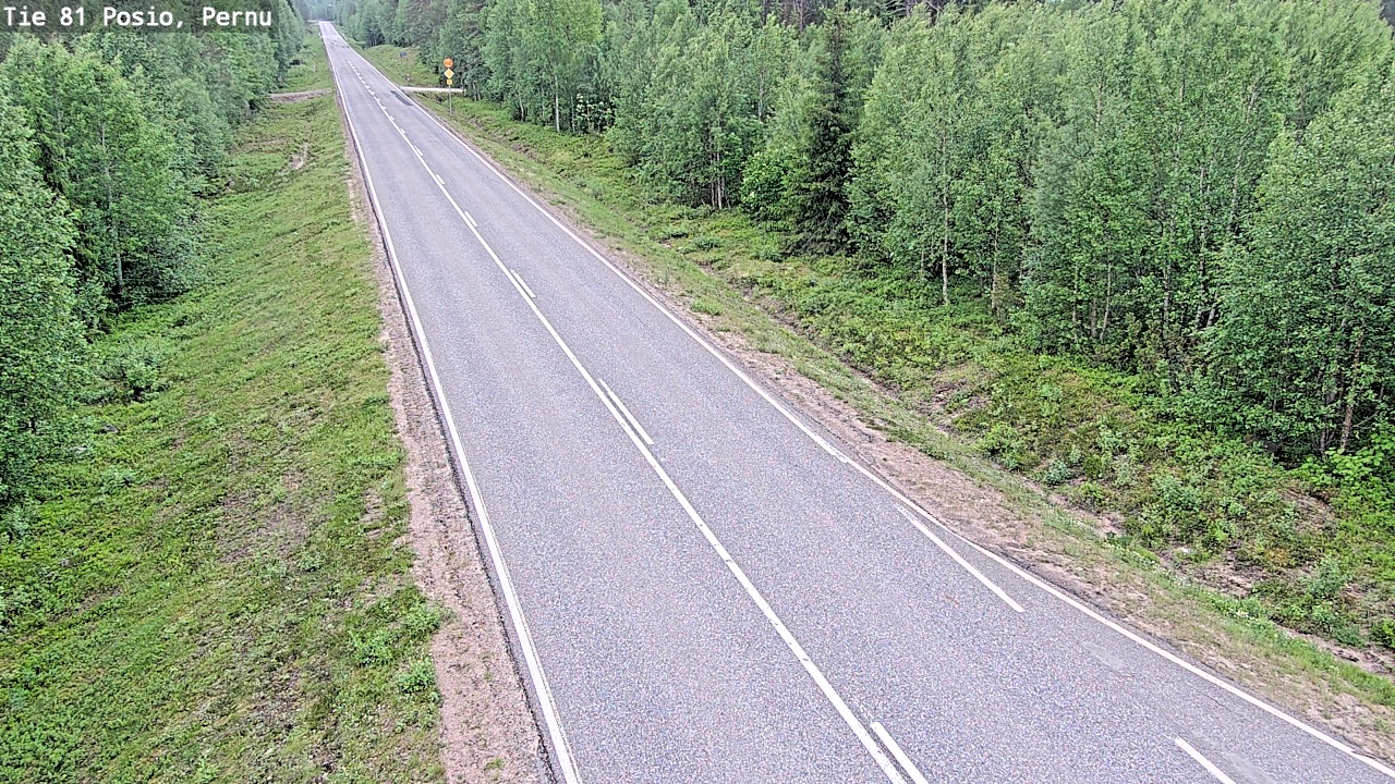 Kelikamerat Kuva Tie 81 Posio, Pernu, Posio, Lappi