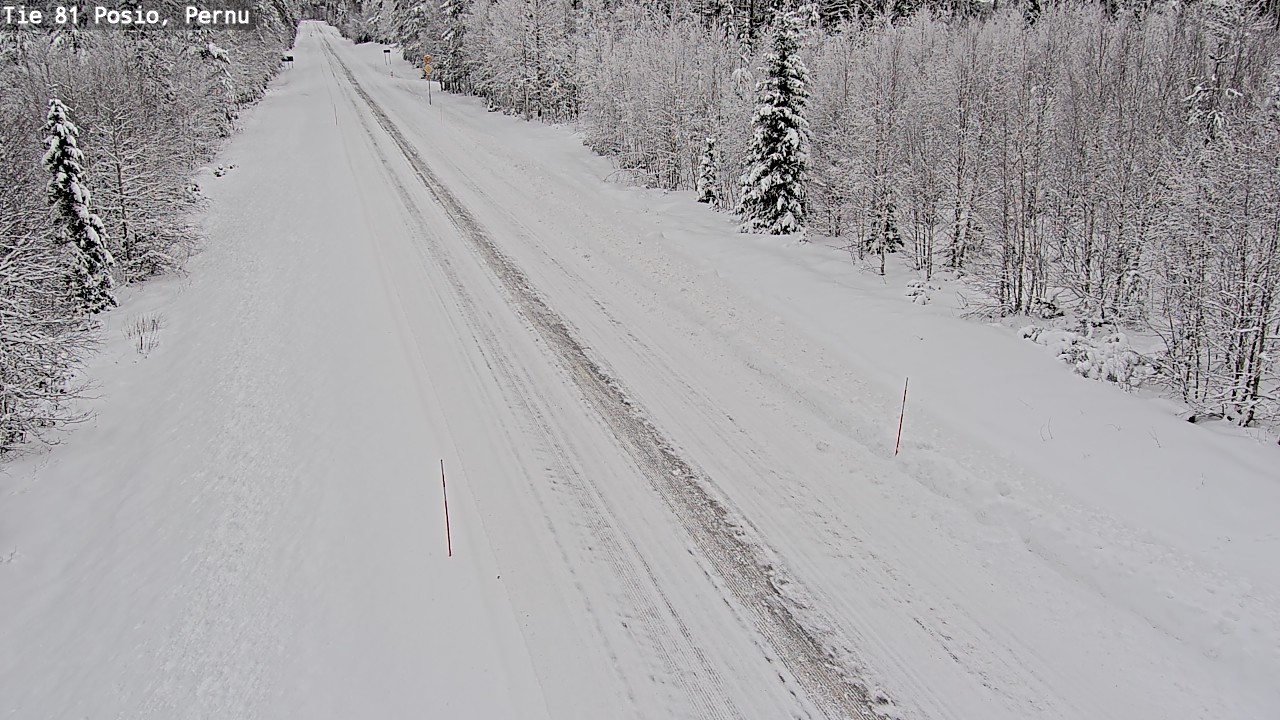 Kelikamerat Kuva Tie 81 Posio, Pernu, Posio, Lappi