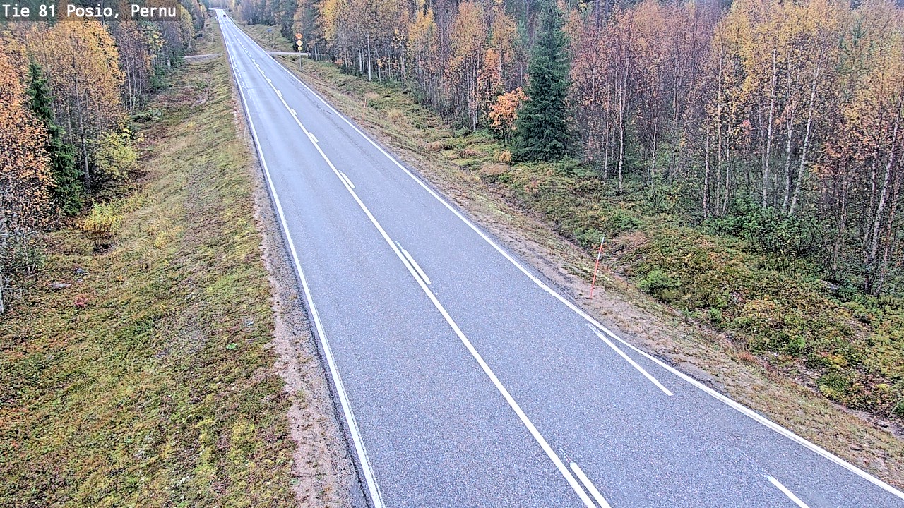 Kelikamerat Kuva Tie 81 Posio, Pernu, Posio, Lappi