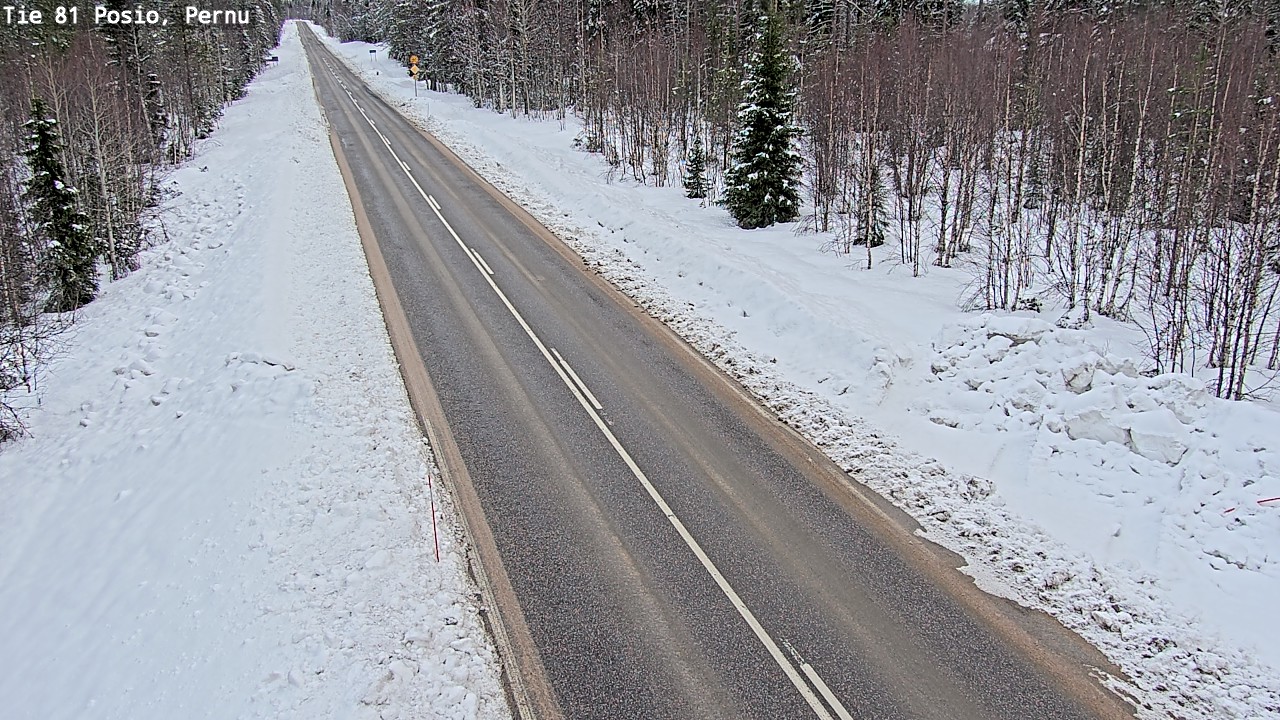 Kelikamerat Kuva Tie 81 Posio, Pernu, Posio, Lappi