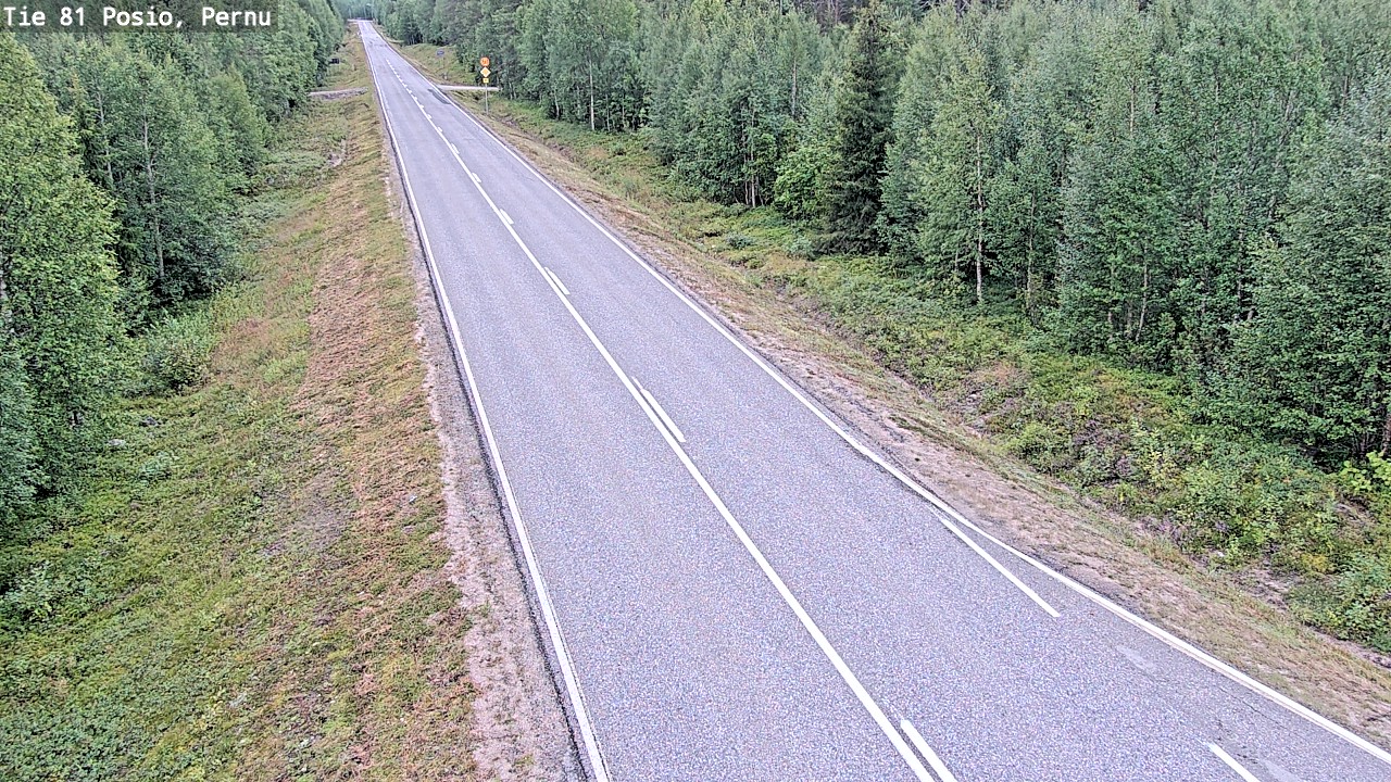 Kelikamerat Kuva Tie 81 Posio, Pernu, Posio, Lappi