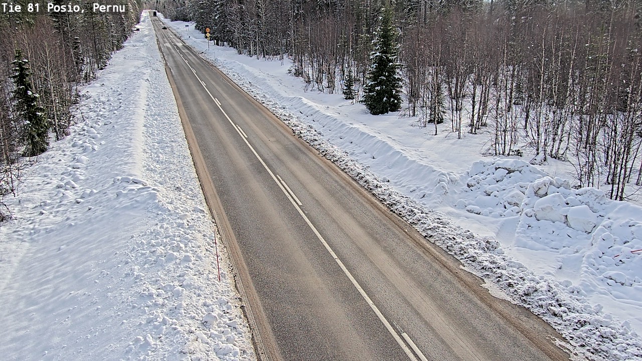 Kelikamerat Kuva Tie 81 Posio, Pernu, Posio, Lappi