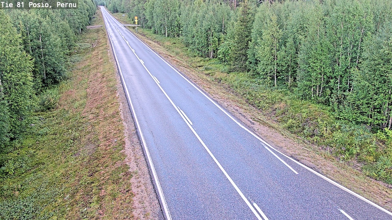 Kelikamerat Kuva Tie 81 Posio, Pernu, Posio, Lappi