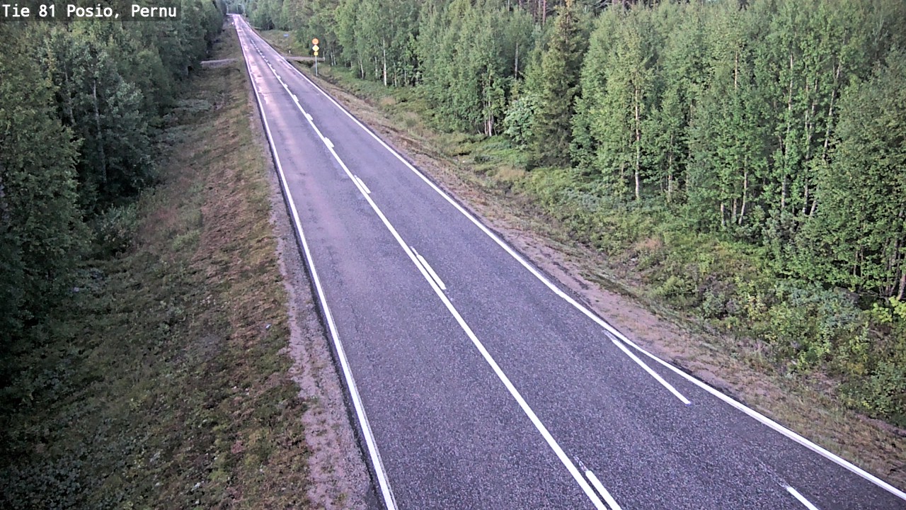 Kelikamerat Kuva Tie 81 Posio, Pernu, Posio, Lappi