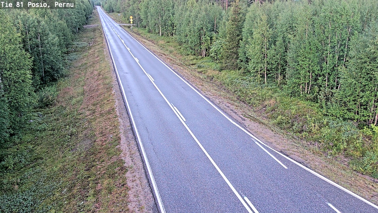 Kelikamerat Kuva Tie 81 Posio, Pernu, Posio, Lappi