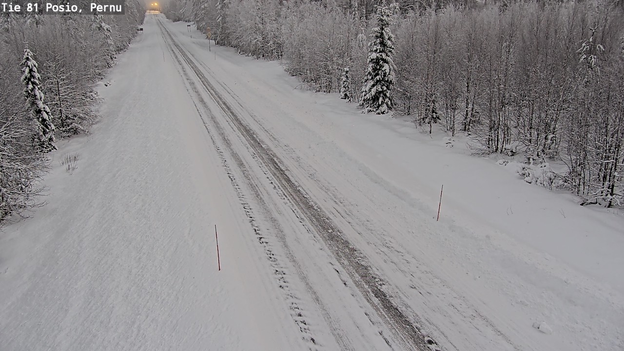 Weather Camera Image Road 81 Posio, Pernu, Posio, Lappi