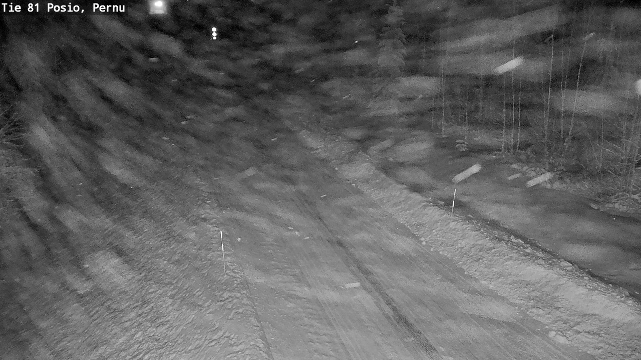 Weather Camera Image Road 81 Posio, Pernu, Posio, Lappi