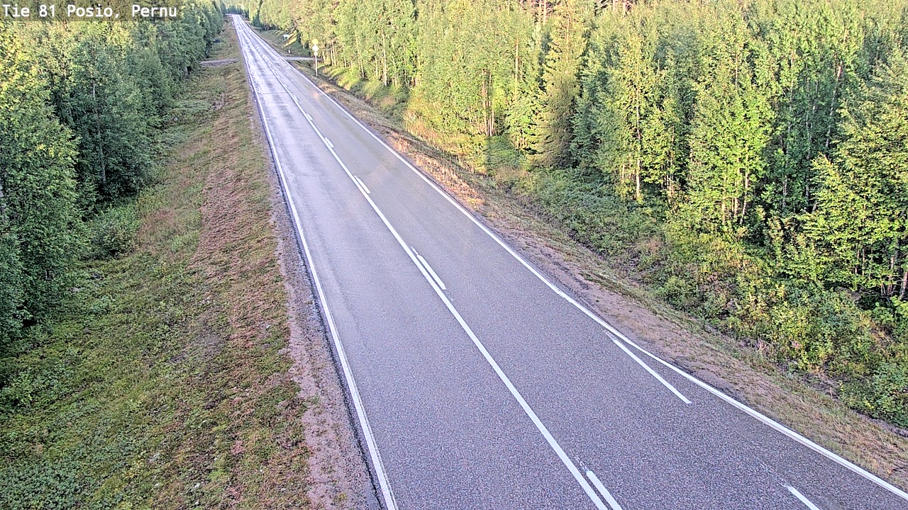 Kelikamerat Kuva Tie 81 Posio, Pernu, Posio, Lappi