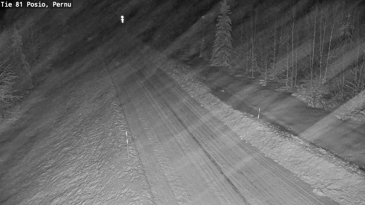 Weather Camera Image Road 81 Posio, Pernu, Posio, Lappi