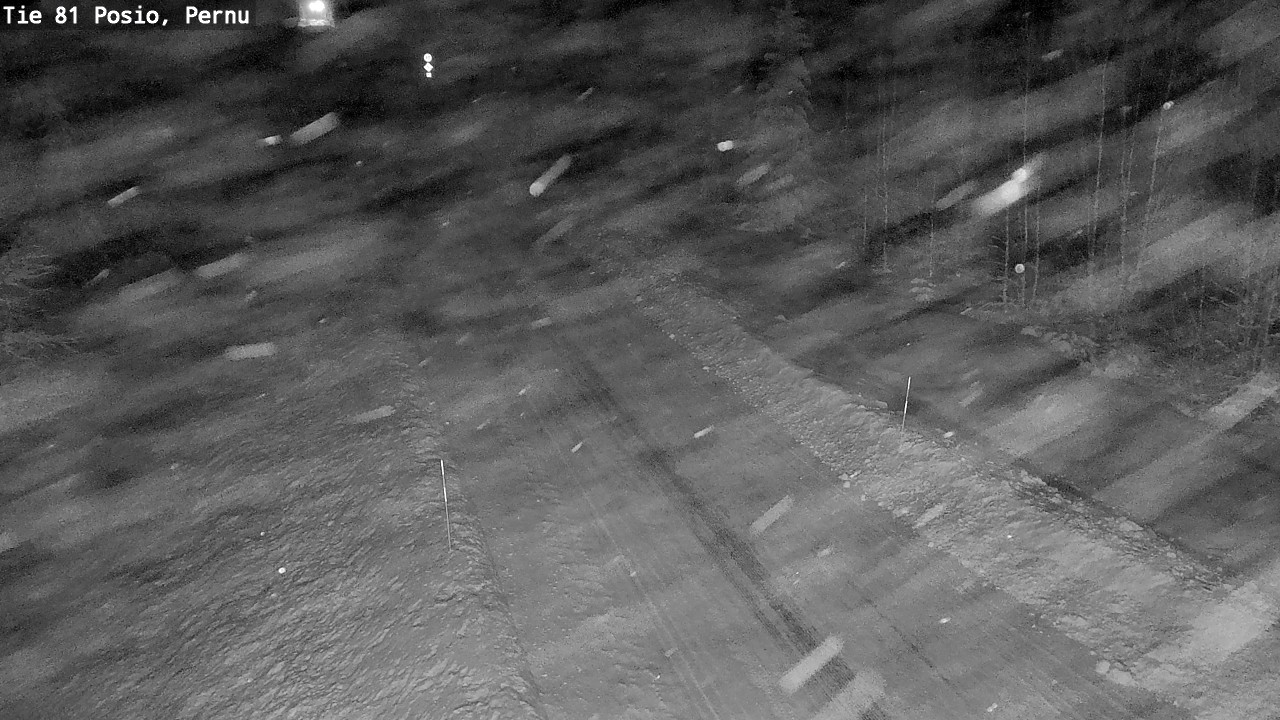Weather Camera Image Road 81 Posio, Pernu, Posio, Lappi