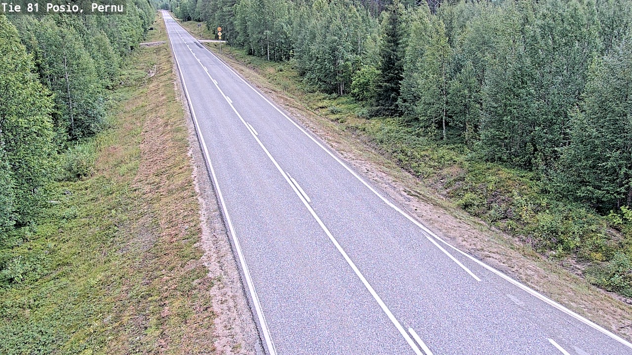 Kelikamerat Kuva Tie 81 Posio, Pernu, Posio, Lappi