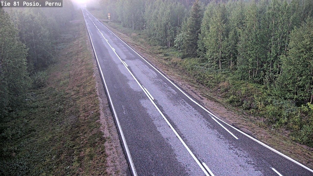 Kelikamerat Kuva Tie 81 Posio, Pernu, Posio, Lappi