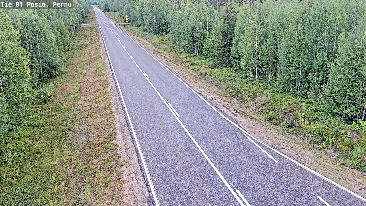 Kelikamerat Kuva Tie 81 Posio, Pernu, Posio, Lappi