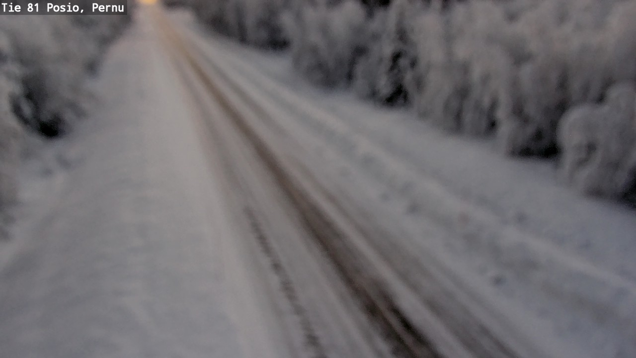 Kelikamerat Kuva Tie 81 Posio, Pernu, Posio, Lappi