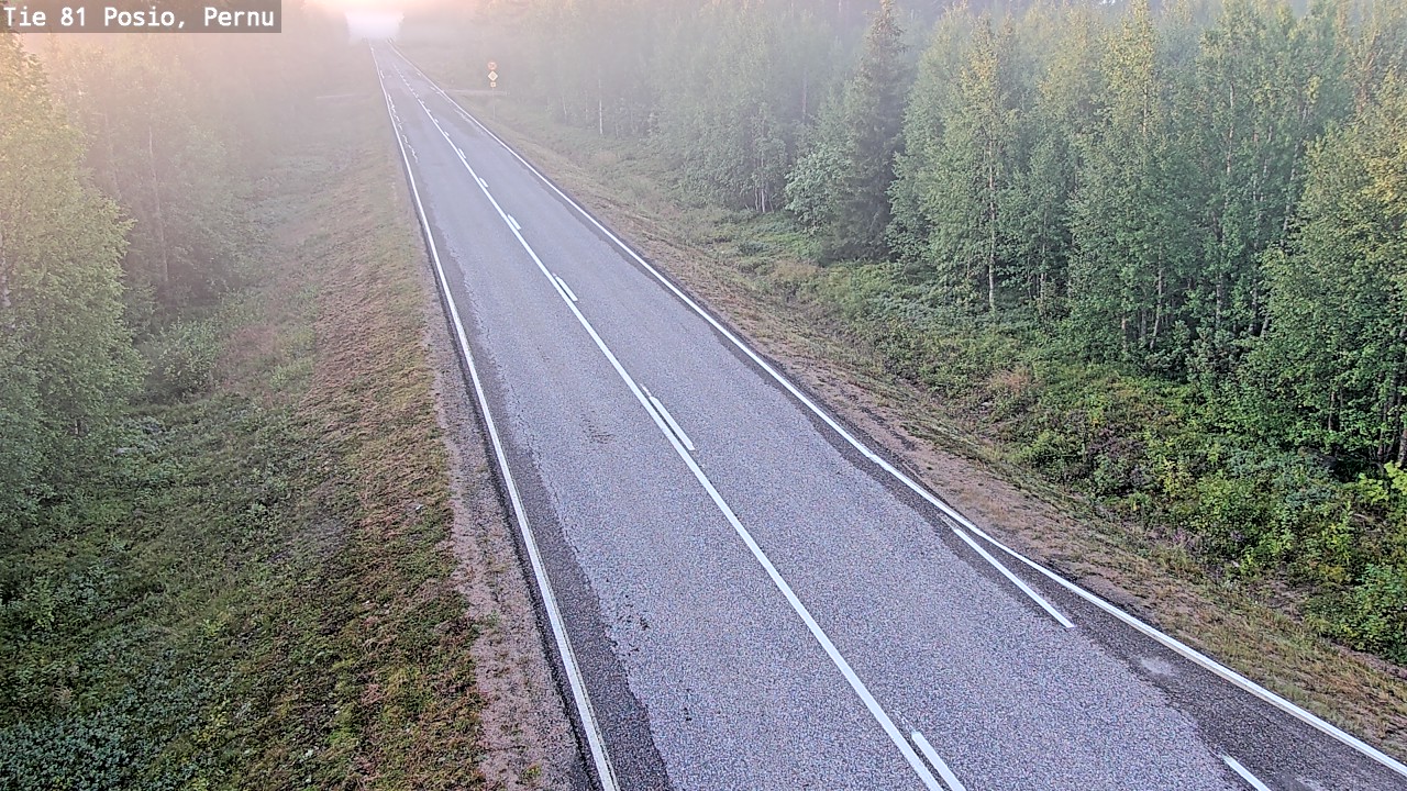 Kelikamerat Kuva Tie 81 Posio, Pernu, Posio, Lappi