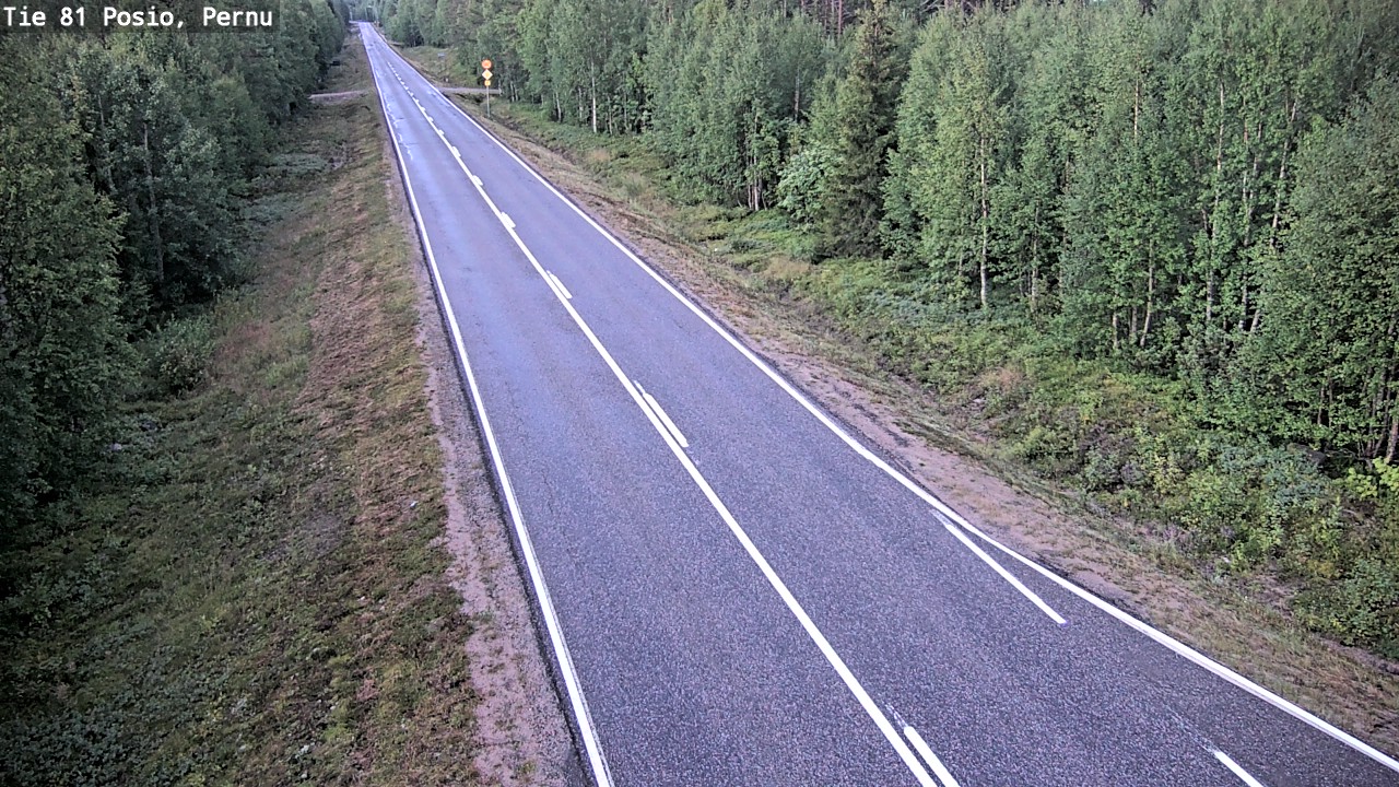 Kelikamerat Kuva Tie 81 Posio, Pernu, Posio, Lappi