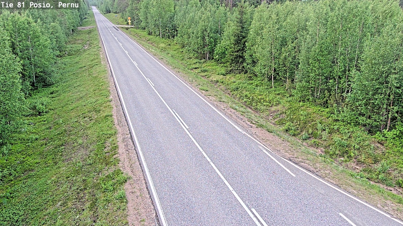Kelikamerat Kuva Tie 81 Posio, Pernu, Posio, Lappi