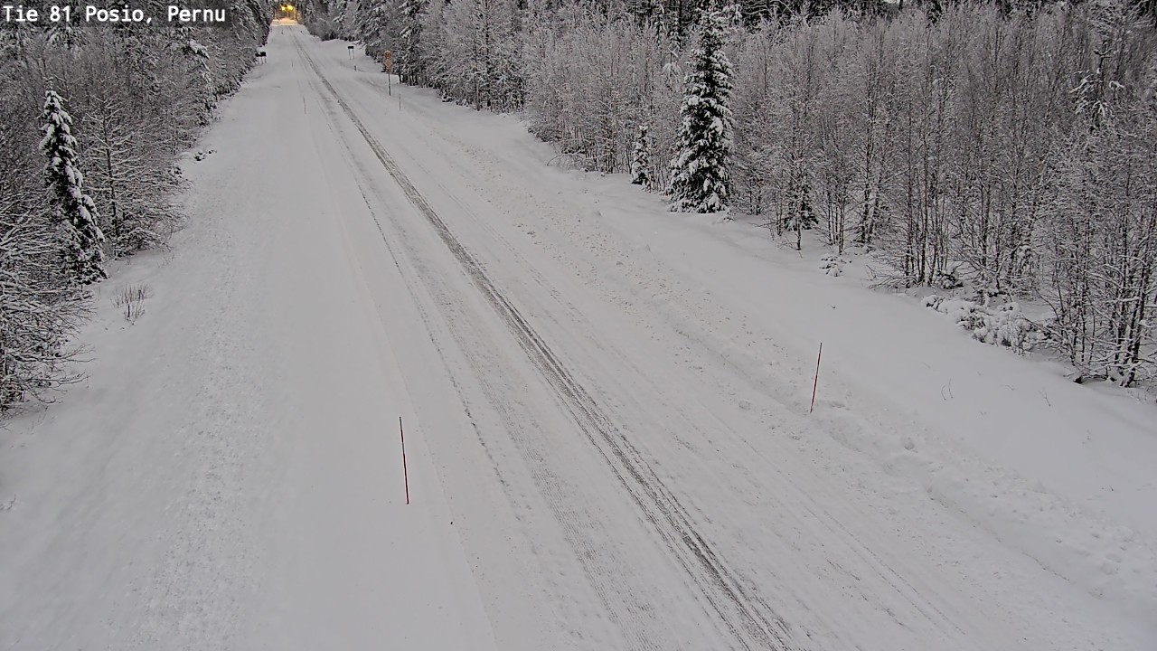 Kelikamerat Kuva Tie 81 Posio, Pernu, Posio, Lappi