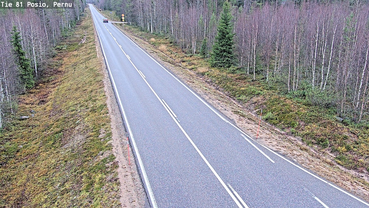 Weather Camera Image Road 81 Posio, Pernu, Posio, Lappi