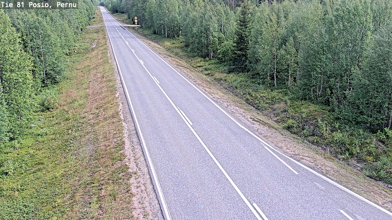 Kelikamerat Kuva Tie 81 Posio, Pernu, Posio, Lappi