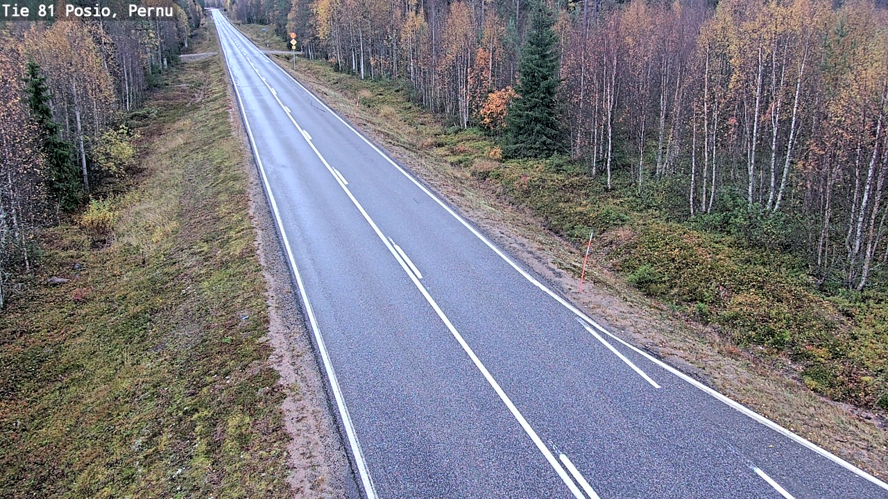 Kelikamerat Kuva Tie 81 Posio, Pernu, Posio, Lappi