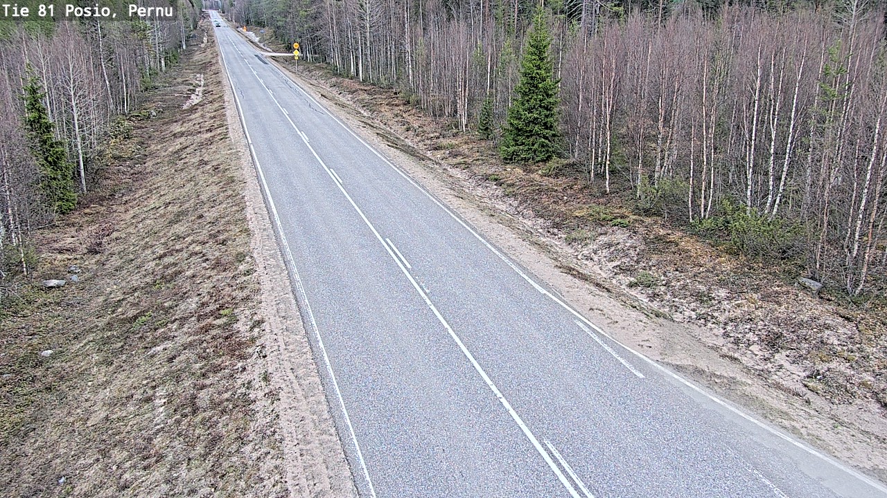 Kelikamerat Kuva Tie 81 Posio, Pernu, Posio, Lappi