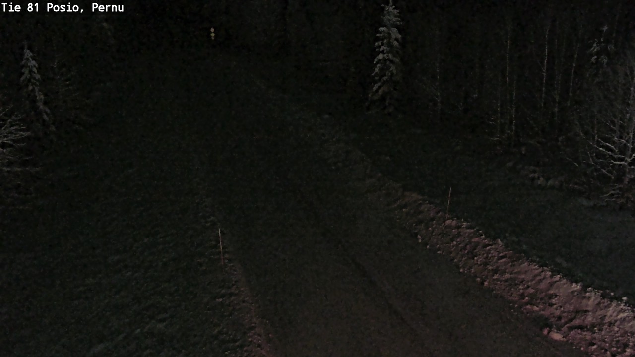 Weather Camera Image Road 81 Posio, Pernu, Posio, Lappi