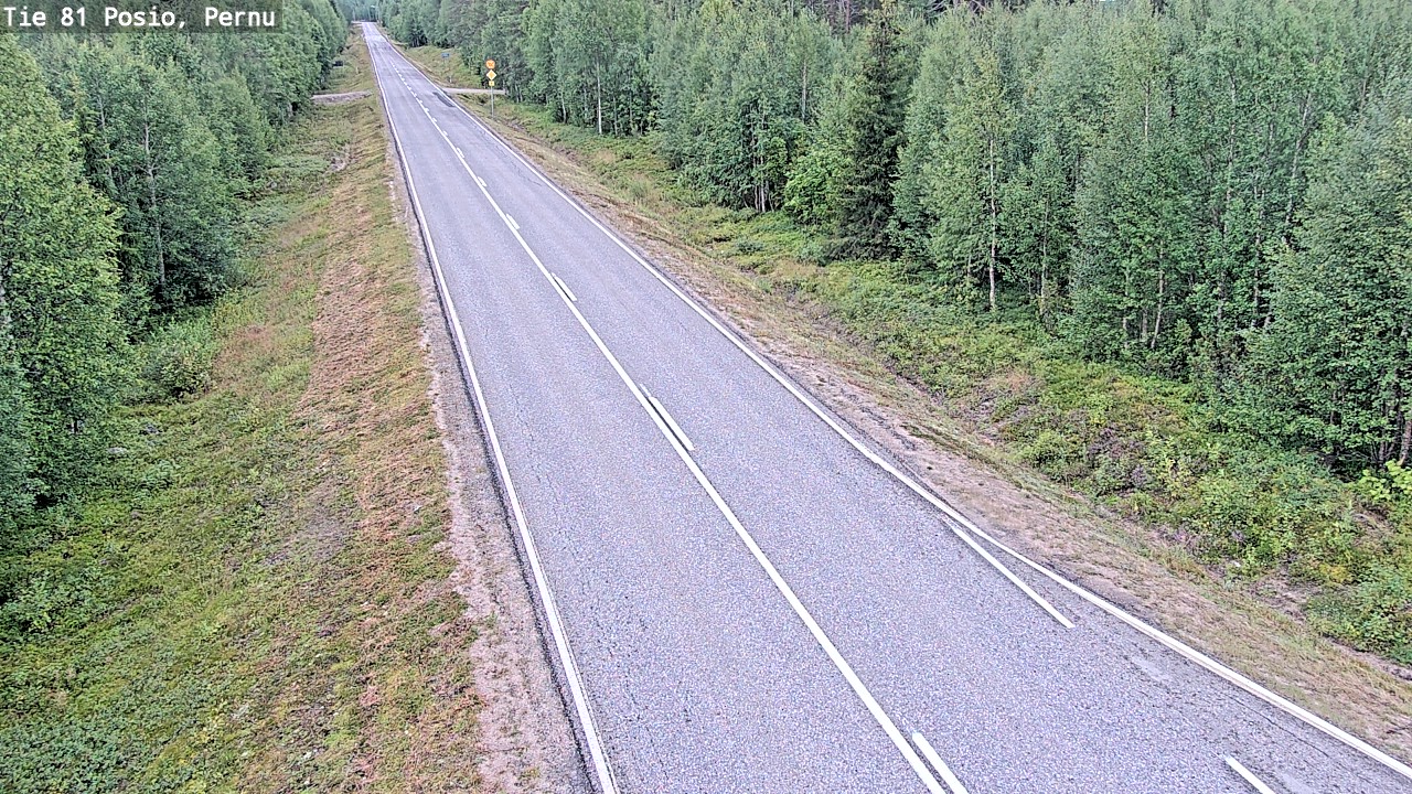 Kelikamerat Kuva Tie 81 Posio, Pernu, Posio, Lappi
