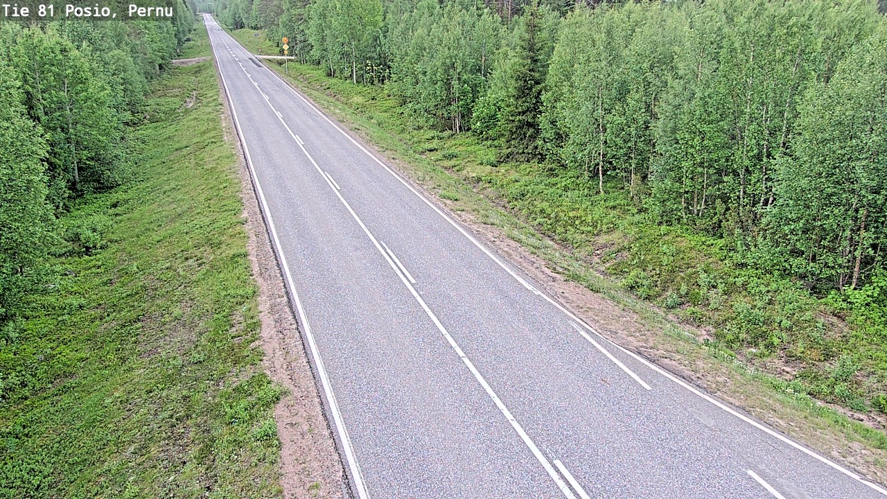 Kelikamerat Kuva Tie 81 Posio, Pernu, Posio, Lappi